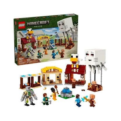 LEGO Minecraft The Ghast Balloon Village Attack 555 Pieces