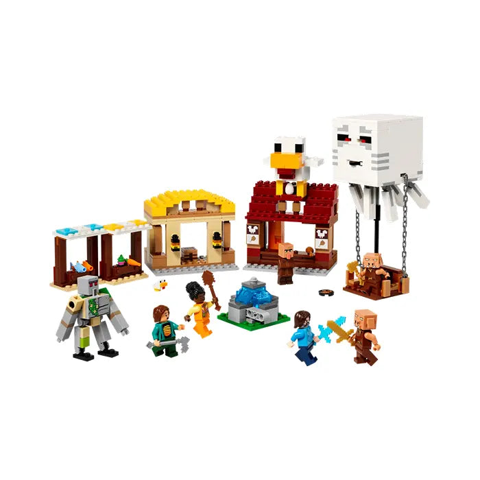 LEGO Minecraft The Ghast Balloon Village Attack 555 Pieces