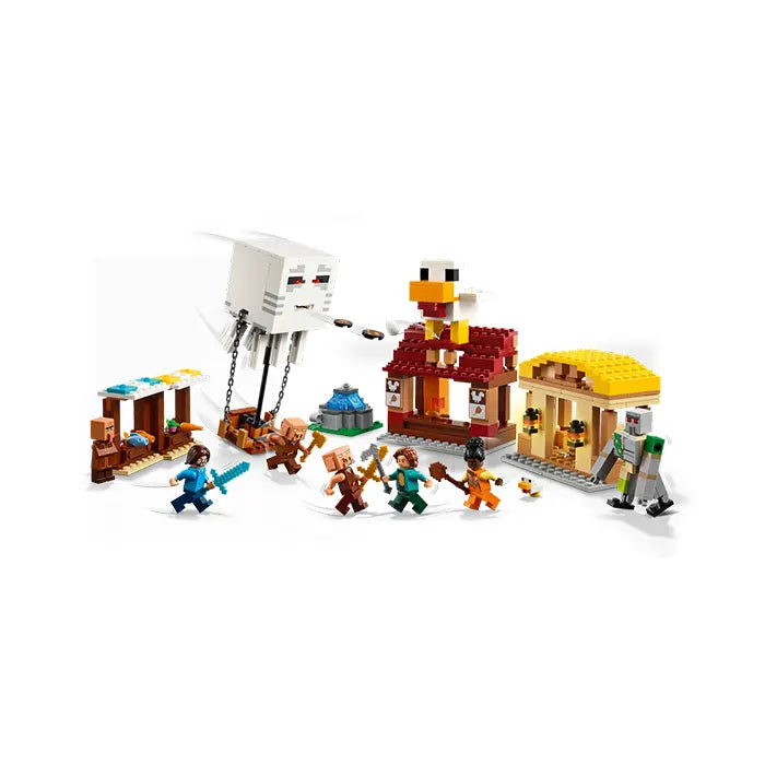 LEGO Minecraft The Ghast Balloon Village Attack 555 Pieces