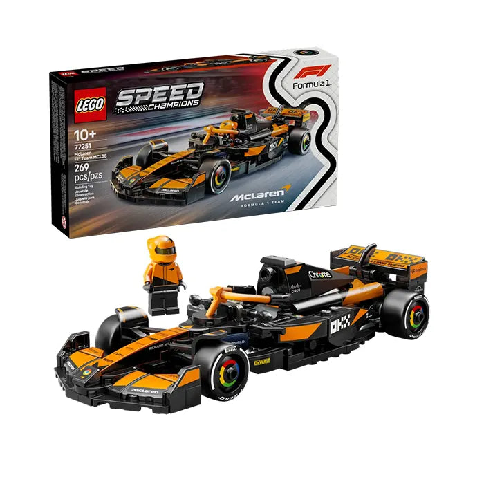 LEGO Speed Champions McLaren F1 Team MCL38 Race Car 269 Pieces