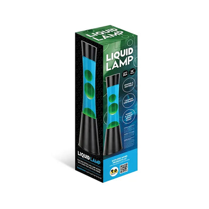 Liquid Lamp Blue Green 16"