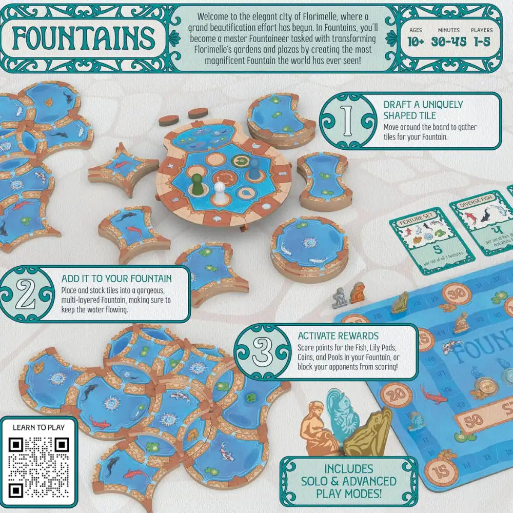 Fountains Board Game