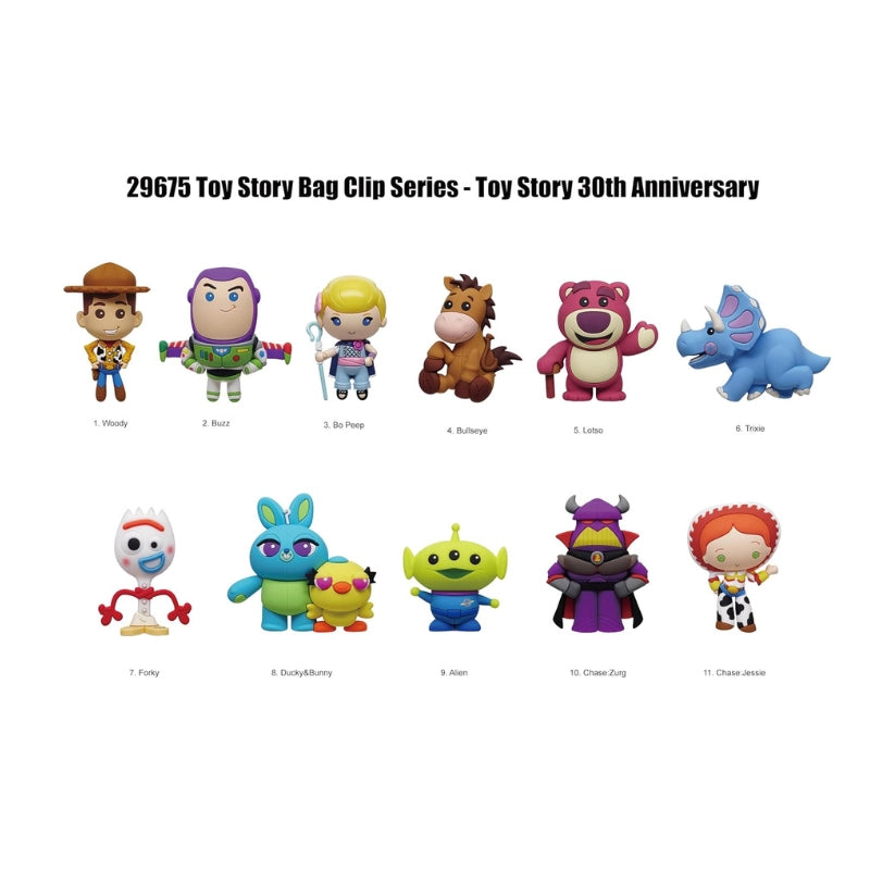 Toy Story 30th Anniversary 3D Foam Keychain Blind Bag