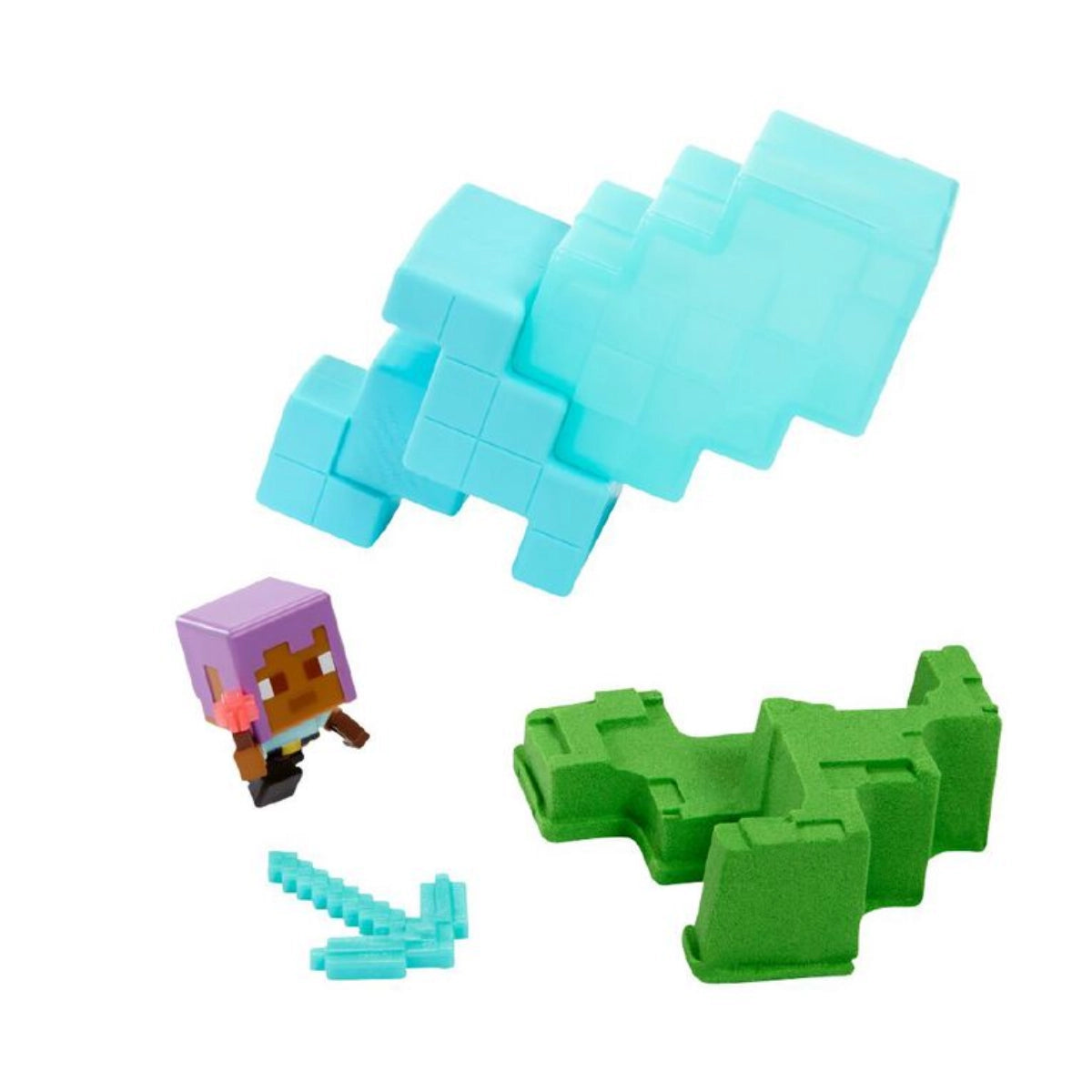 Minecraft Mini Mining Figure Set – Dig &amp; Reveal Surprise Character