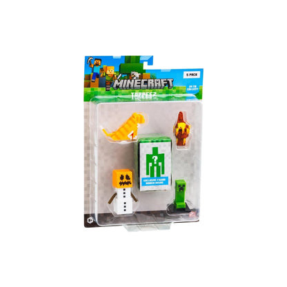 Minecraft 3D Toppeez 5 Pack – Mini Character Toppers Set