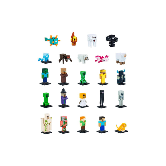 Minecraft 3D Toppeez 3 Pack – Mini Character Toppers Set