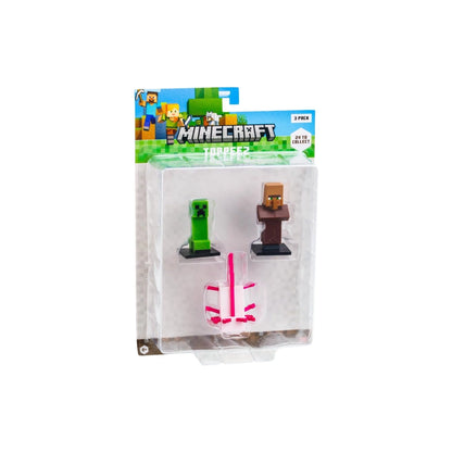 Minecraft 3D Toppeez 3 Pack – Mini Character Toppers Set