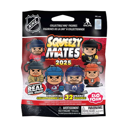 SqueezyMates 2025 NHL Slo-Foam Hockey Figures Blind Pack
