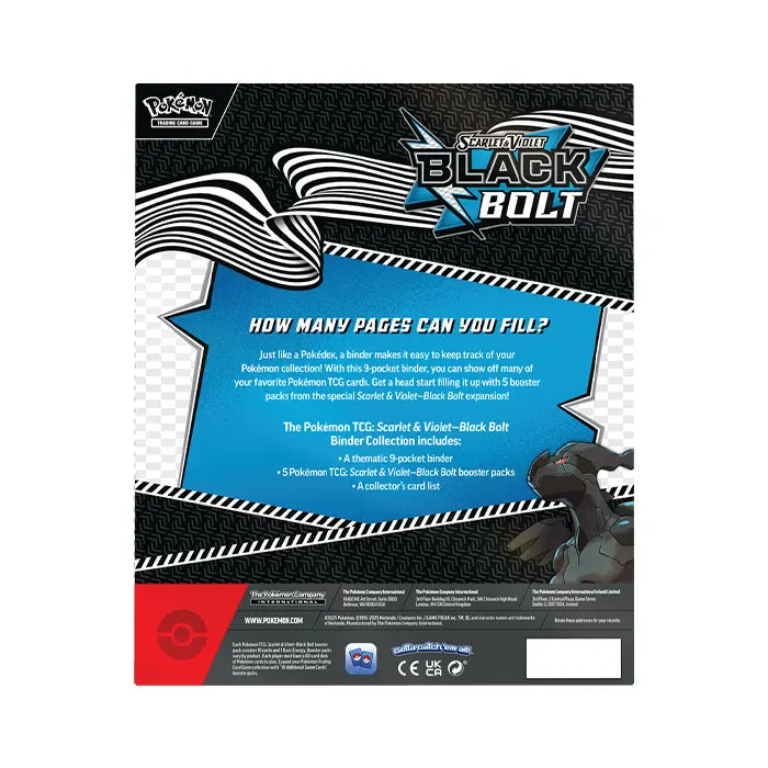 Pokemon TCG Scarlet & Violet 10.5 Black Bolt Binder Collection