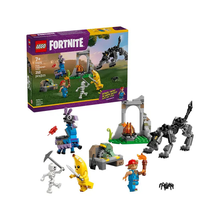 LEGO Fortnite Peely &amp; Sparkplug's Camp 250 Pieces