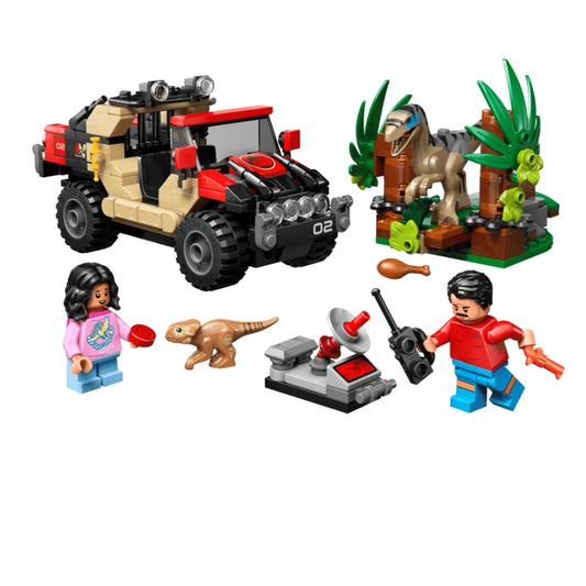 LEGO Jurassic World Raptor Off-Road Escape 285 Pieces