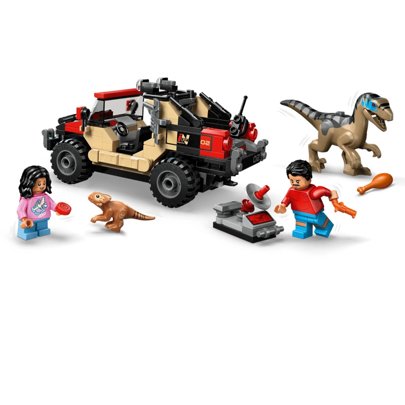 LEGO Jurassic World Raptor Off-Road Escape 285 Pieces