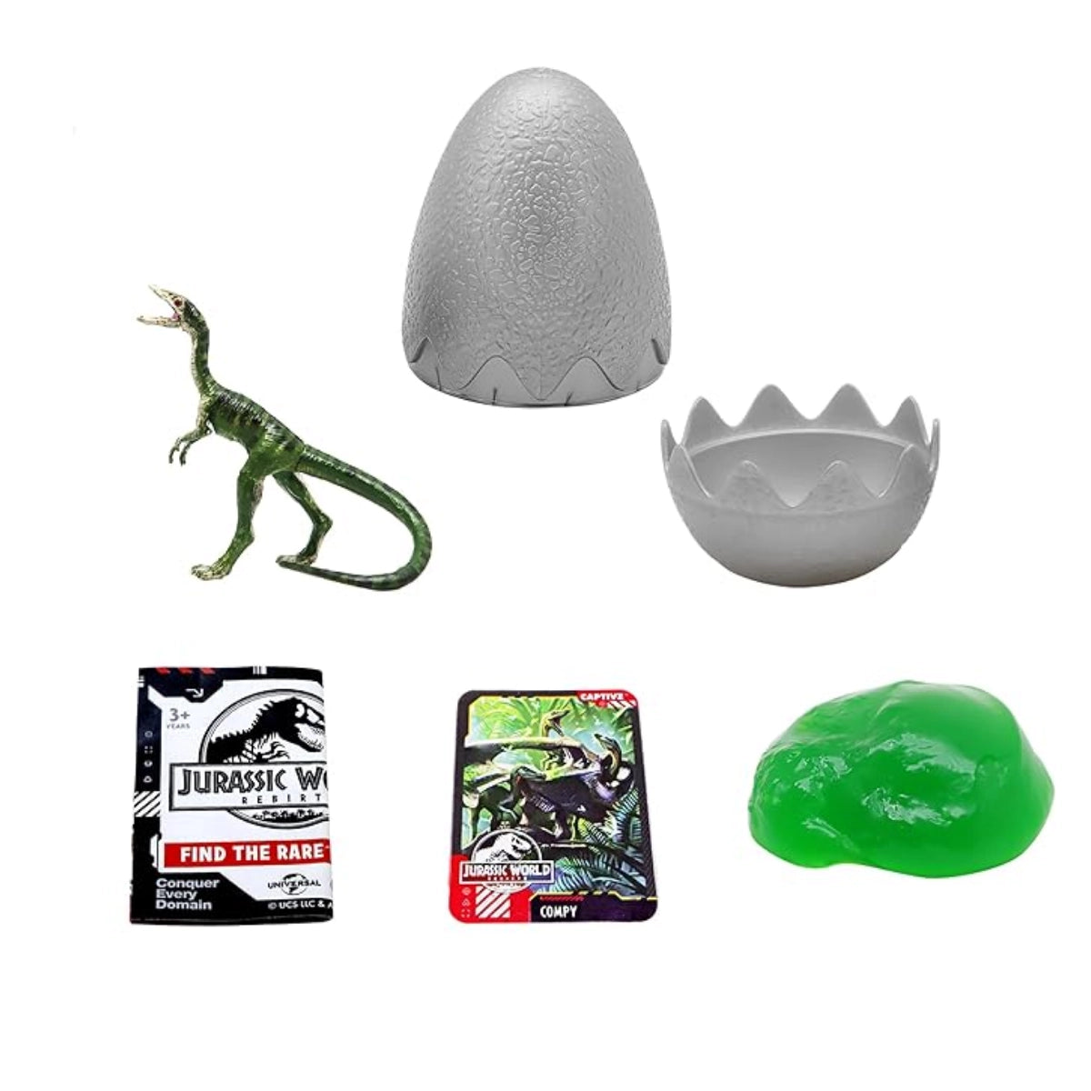 Jurassic World Rebirth Captivz Dino Slime Egg Mystery Pack