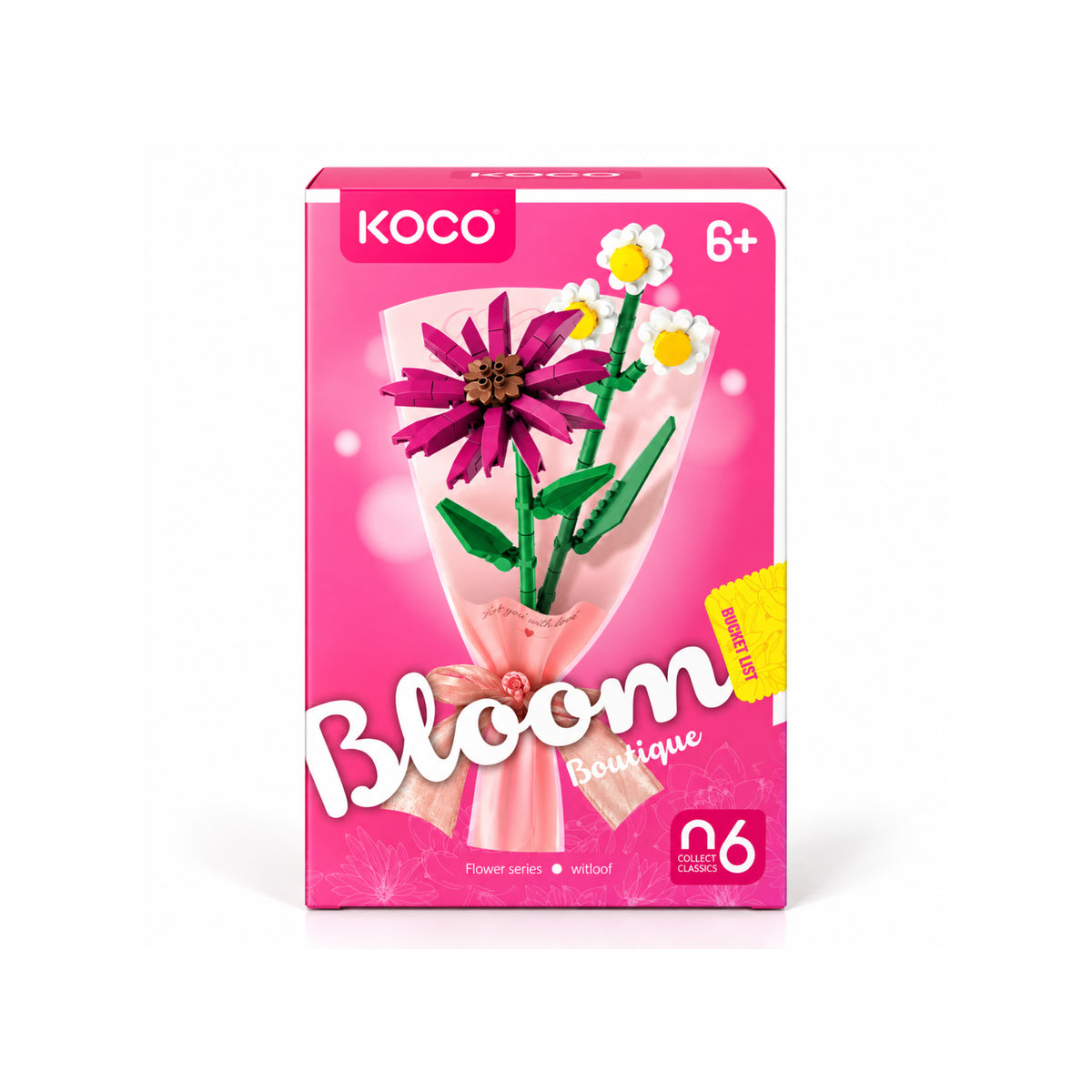 Bouquet Series Building Blocks - Flower Building - Assorted