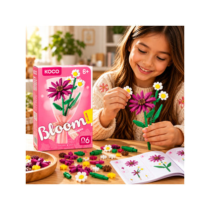 Bouquet Series Building Blocks - Flower Building - Assorted