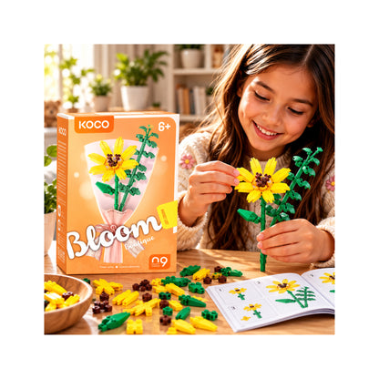 Bouquet Series Building Blocks - Flower Building - Assorted