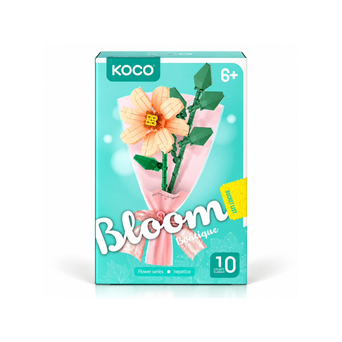 Bouquet Series Building Blocks - Flower Building - Assorted