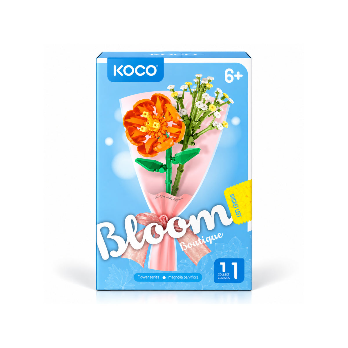 Bouquet Series Building Blocks - Flower Building - Assorted