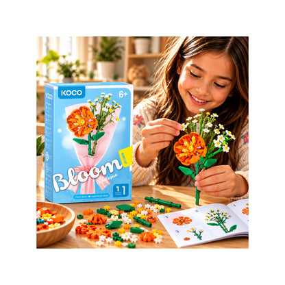 Bouquet Series Building Blocks - Flower Building - Assorted