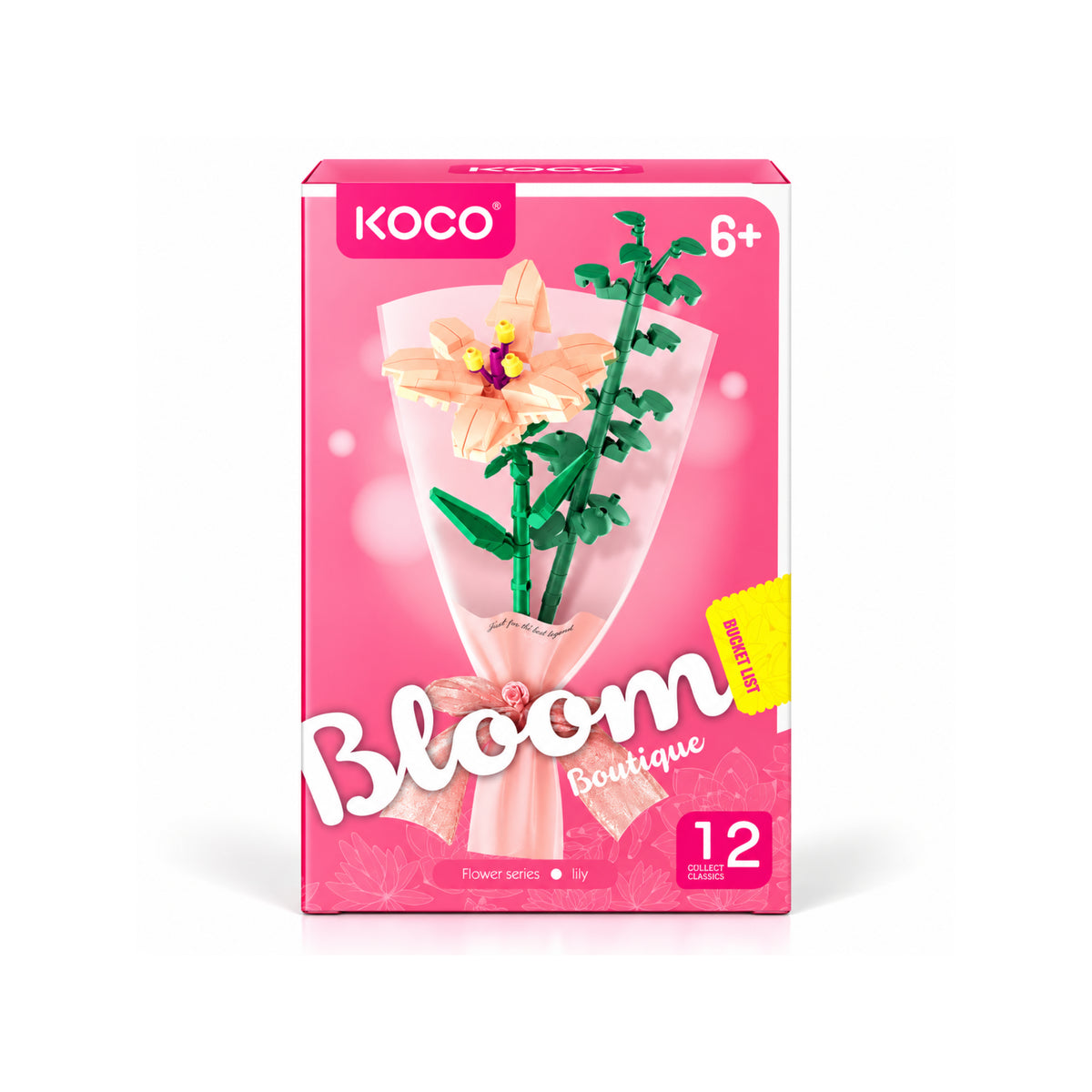 Bouquet Series Building Blocks - Flower Building - Assorted