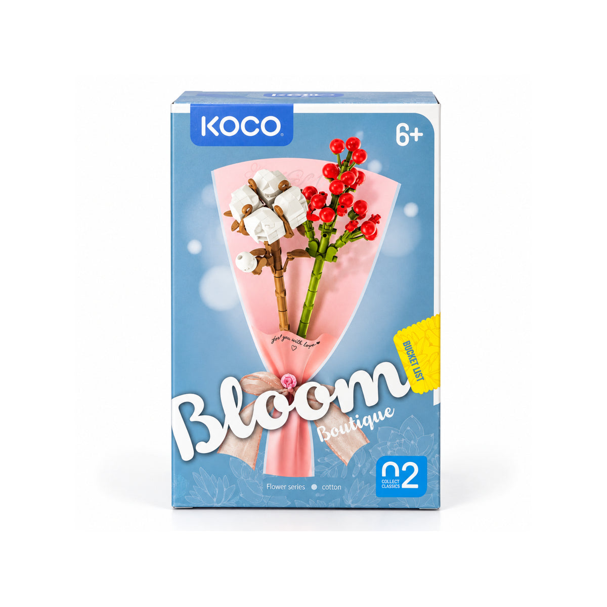 Bouquet Series Building Blocks - Flower Building - Assorted