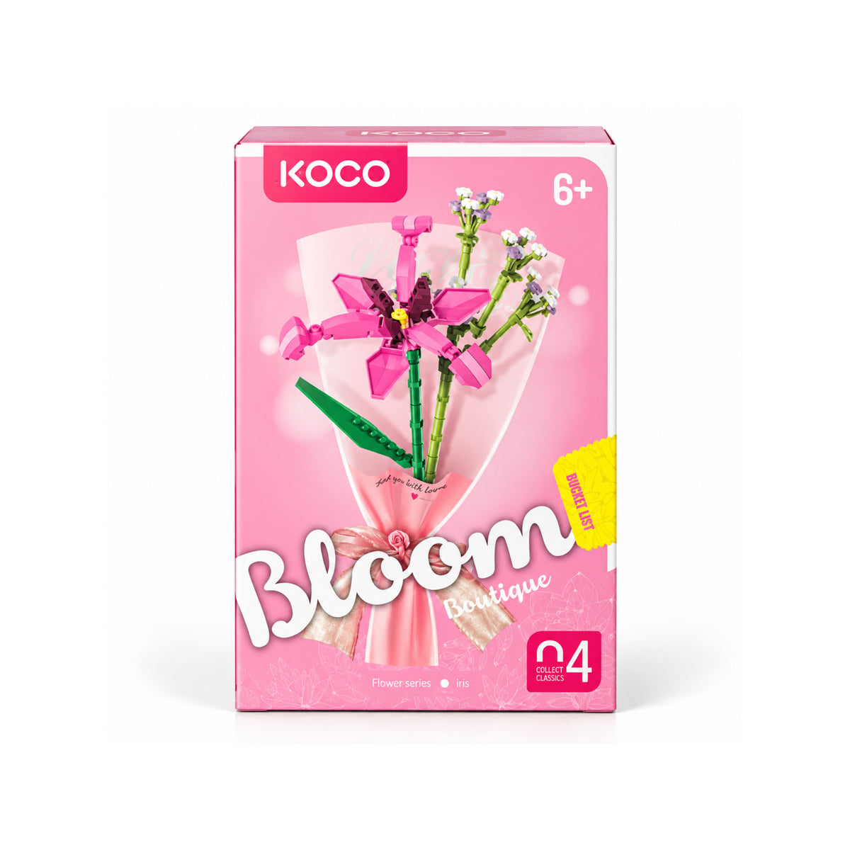 Bouquet Series Building Blocks - Flower Building - Assorted
