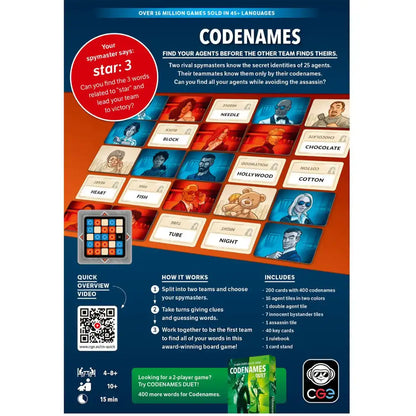 Codenames 2nd Edition - Board Game
