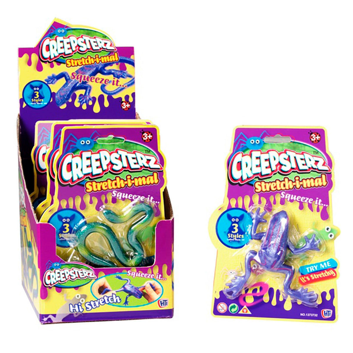 Creepsterz Stretch-i-Mals Assorted – Stretchable Monster Toy