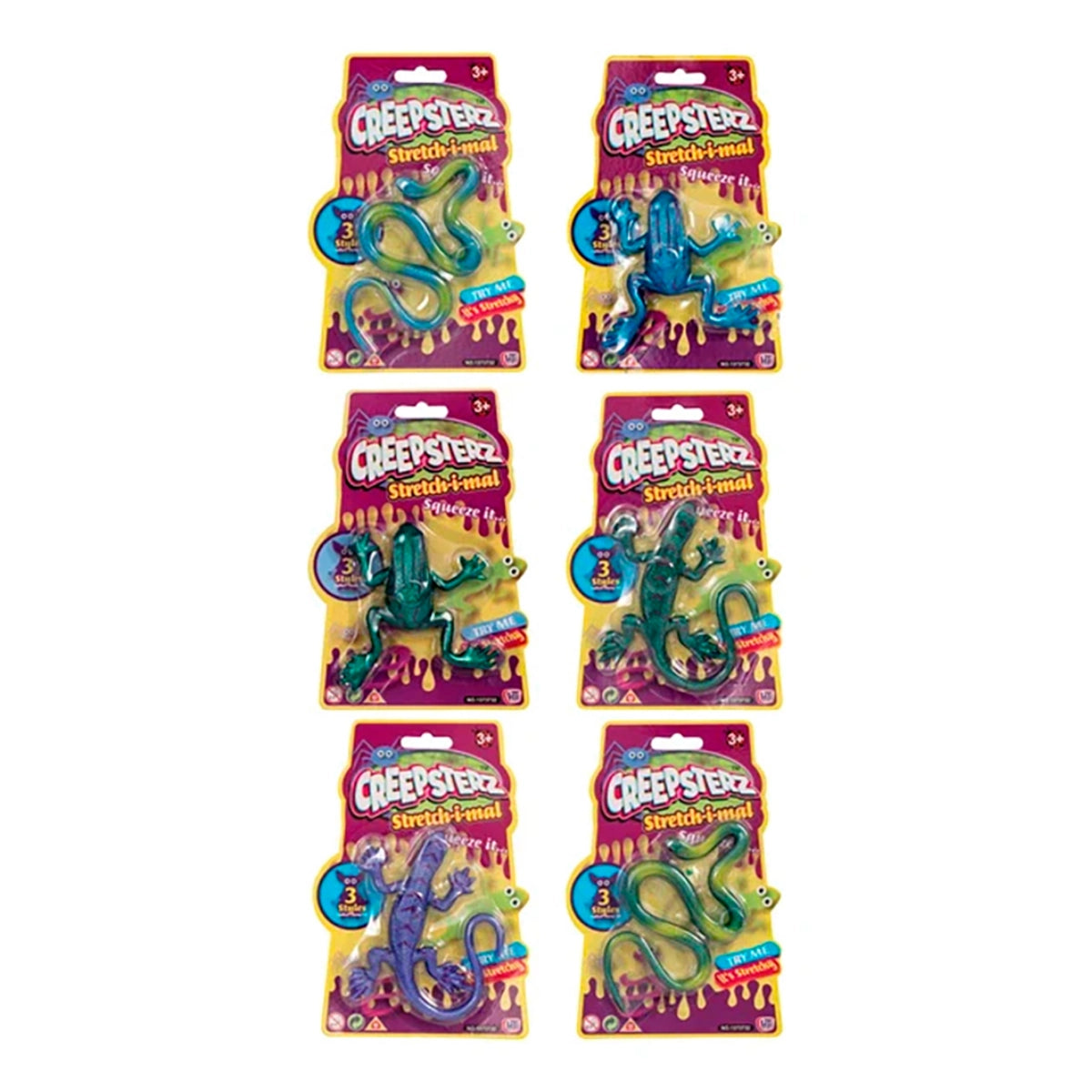 Creepsterz Stretch-i-Mals Assorted – Stretchable Monster Toy