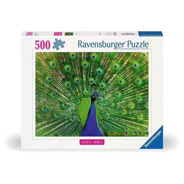 Ravensburger Peacock 500 Piece Jigsaw Puzzle