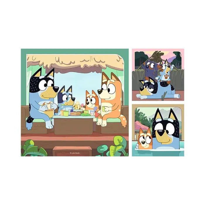 Ravensburger Bluey's Adventures 3x49 Piece Jigsaw Puzzle