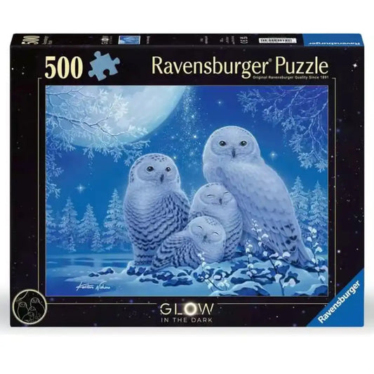 Ravesburger: Glow in the Dark-Owls in the Moonlight 500 pieces
