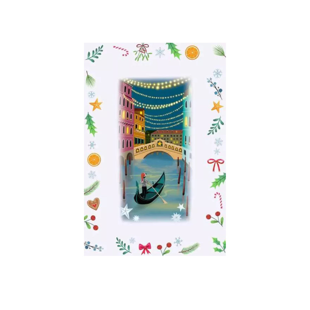 Advent Calendar 24-Day 52-Piece Jigsaw Puzzle Set