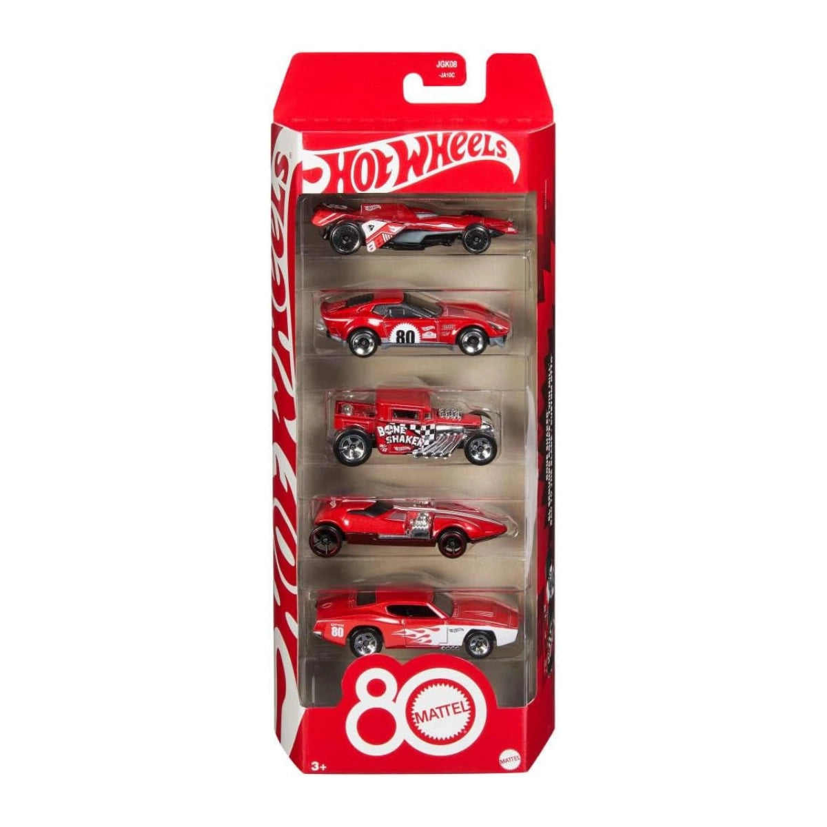Hot Wheels 80th Anniversary 5-Pack Die-Cast Cars Set