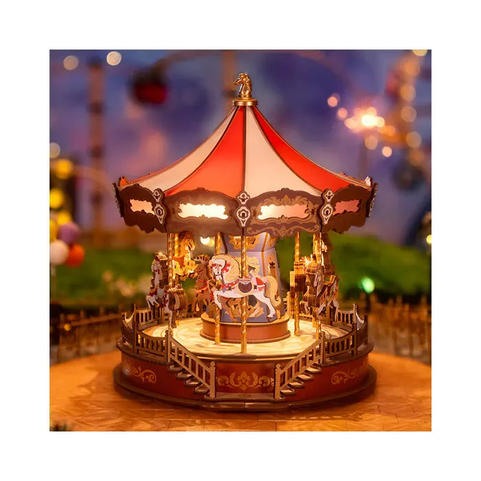 Rolife Classic Carousel 3D Wooden Puzzle