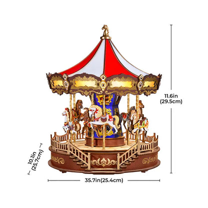 Rolife Classic Carousel 3D Wooden Puzzle