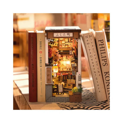 Rolife Sakura Wine Alley DIY Book Nook Shelf Insert