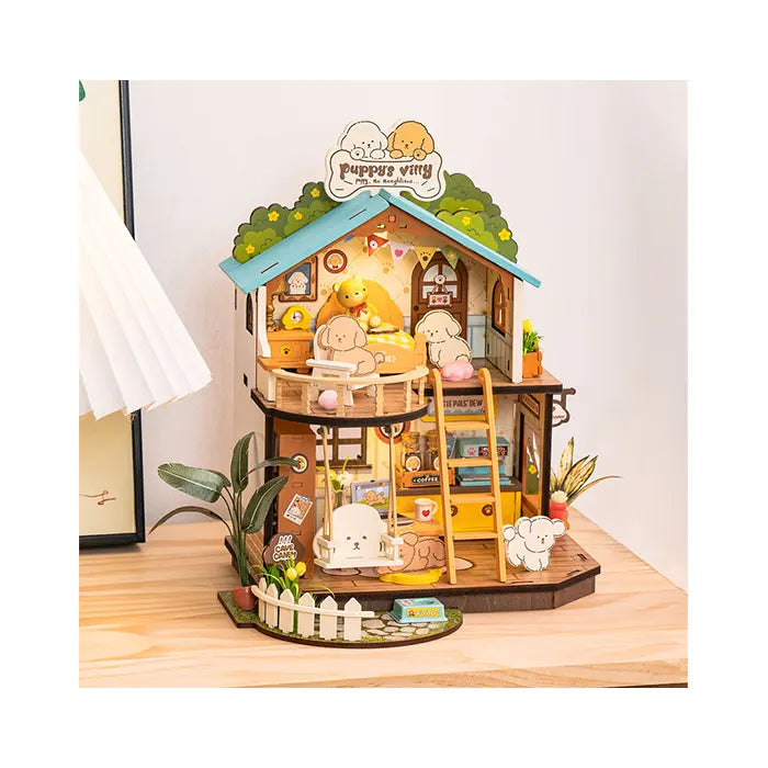 Rolife Puppy's Cozy Villa DIY Miniature House