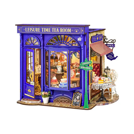 Rolife Leisure Time Tea Room DIY Miniature House