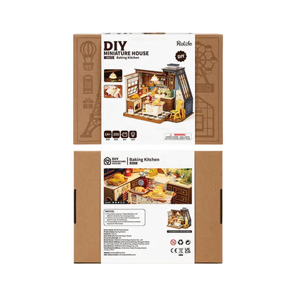 Robotime Baking Kitchen DIY Miniature House