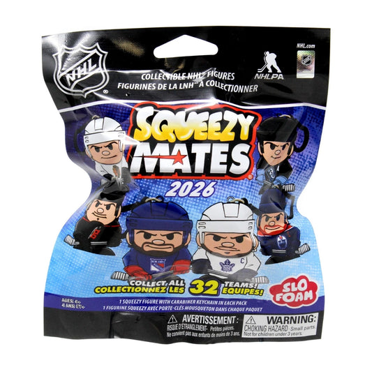 SqueezyMates 2026 NHL Slo-Foam Hockey Figures Blind Pack Series