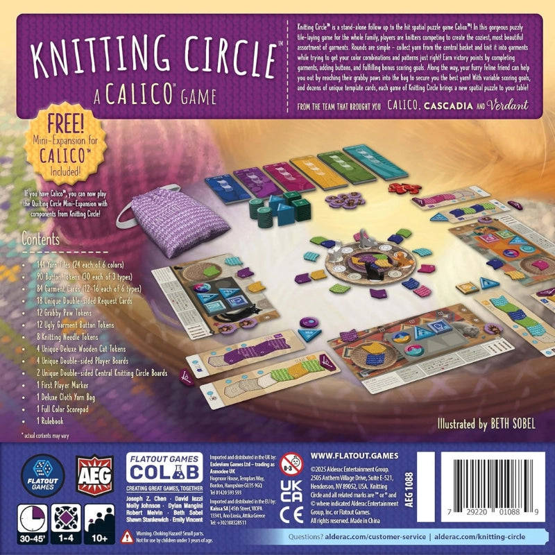 AEG &amp; Flatout Games | Knitting Circle - Follow-Up to the Award-Winning Puzzly