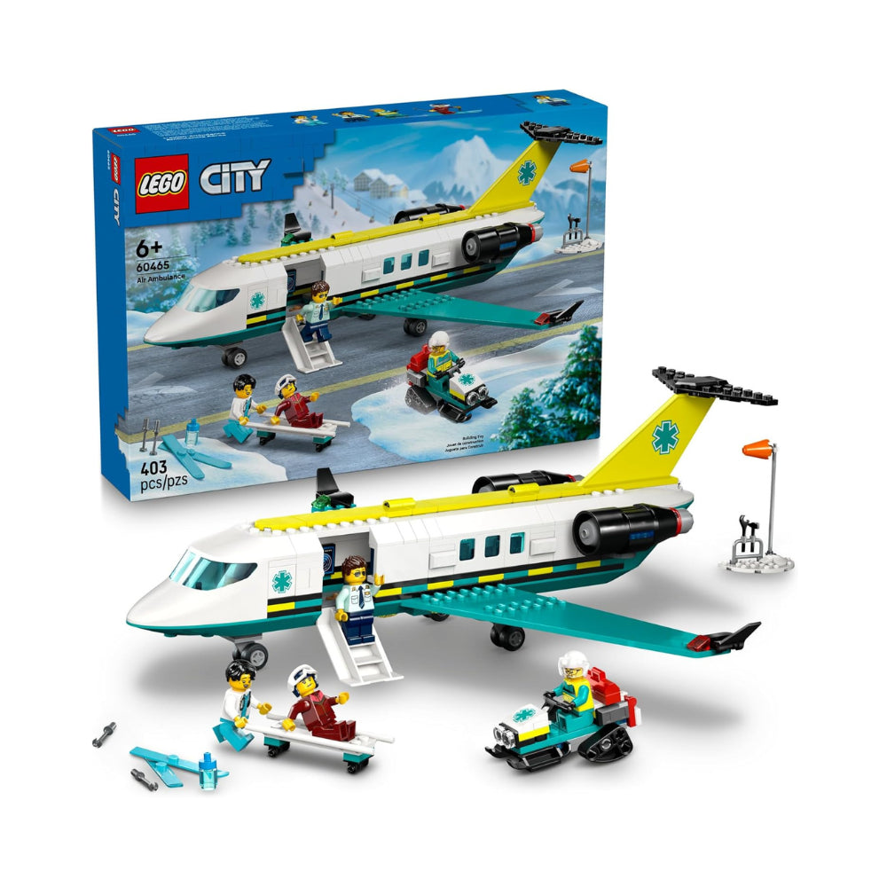 LEGO City Emergency Air Ambulance Airplane 403 Piece