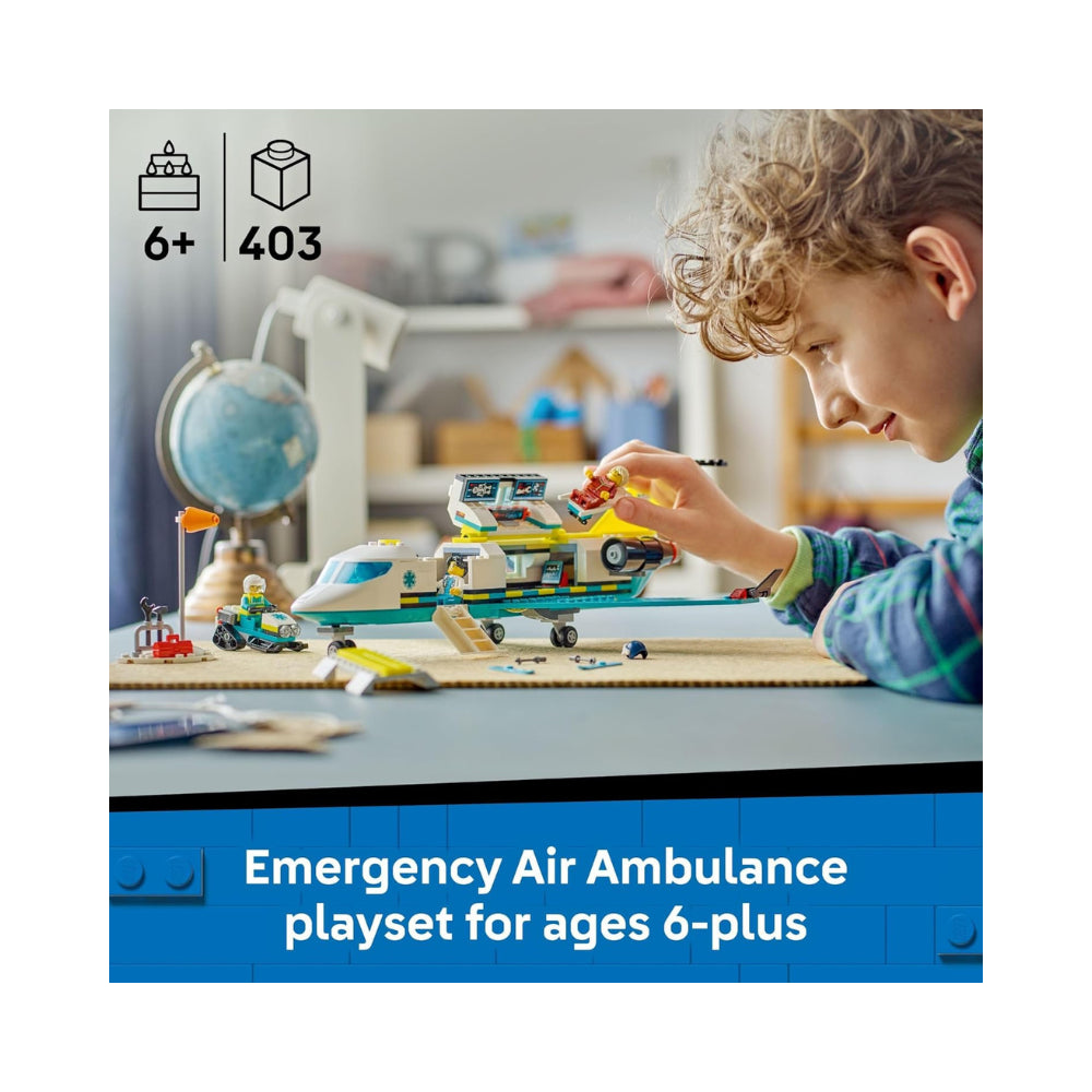 LEGO City Emergency Air Ambulance Airplane 403 Piece
