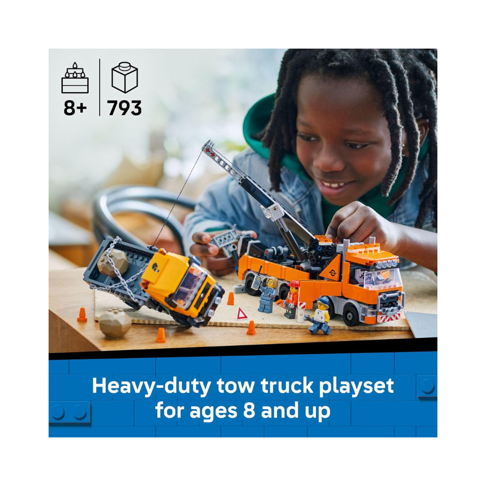 LEGO City Heavy-Duty Recovery Tow Truck with Crane 793 Piece