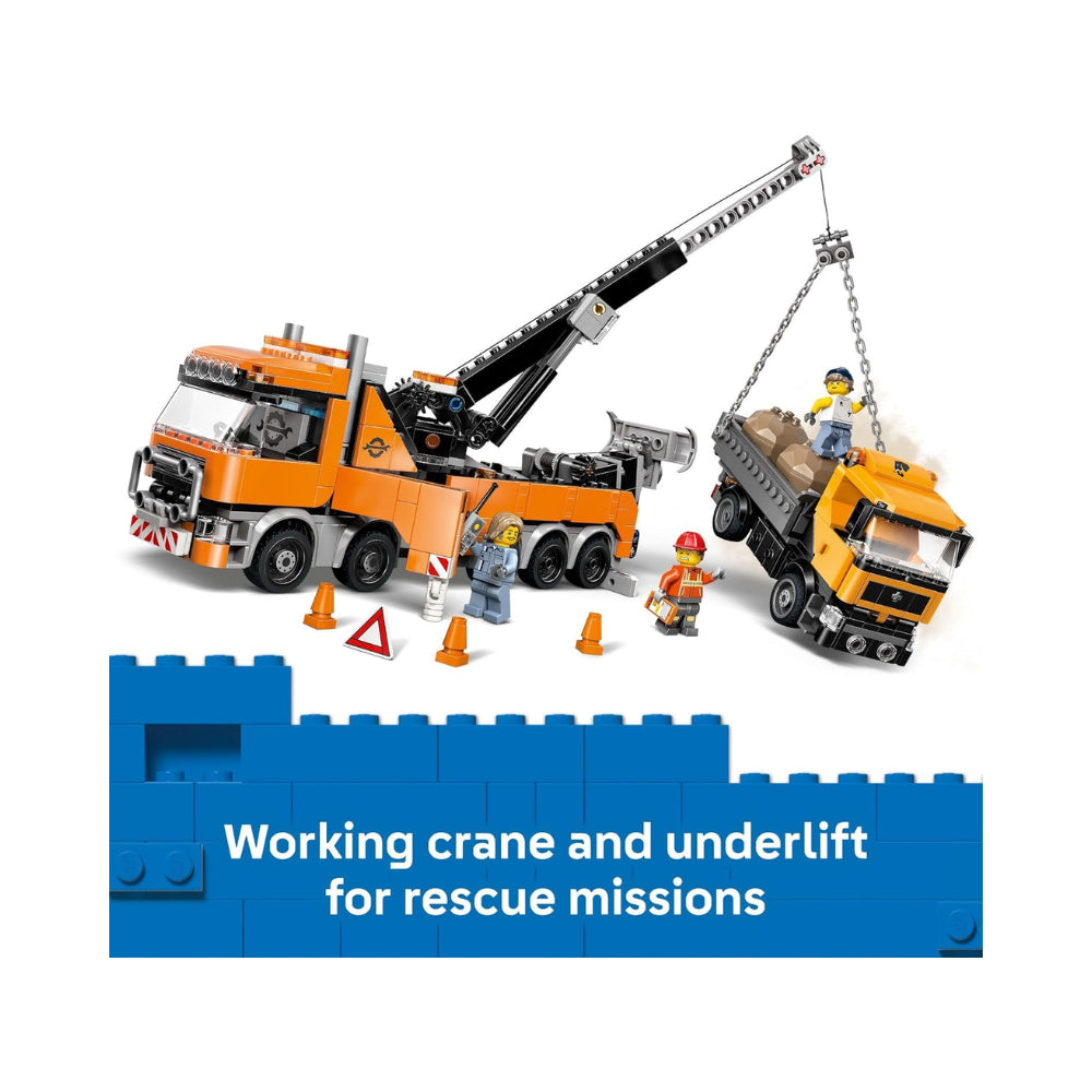LEGO City Heavy-Duty Recovery Tow Truck with Crane 793 Piece