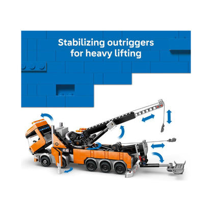 LEGO City Heavy-Duty Recovery Tow Truck with Crane 793 Piece