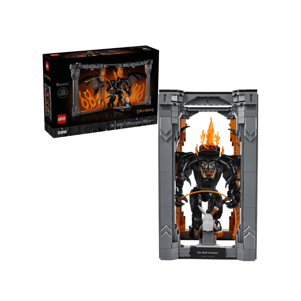 LEGO Icons The Lord of the Rings: Balrog Book Nook 1201 Pieces