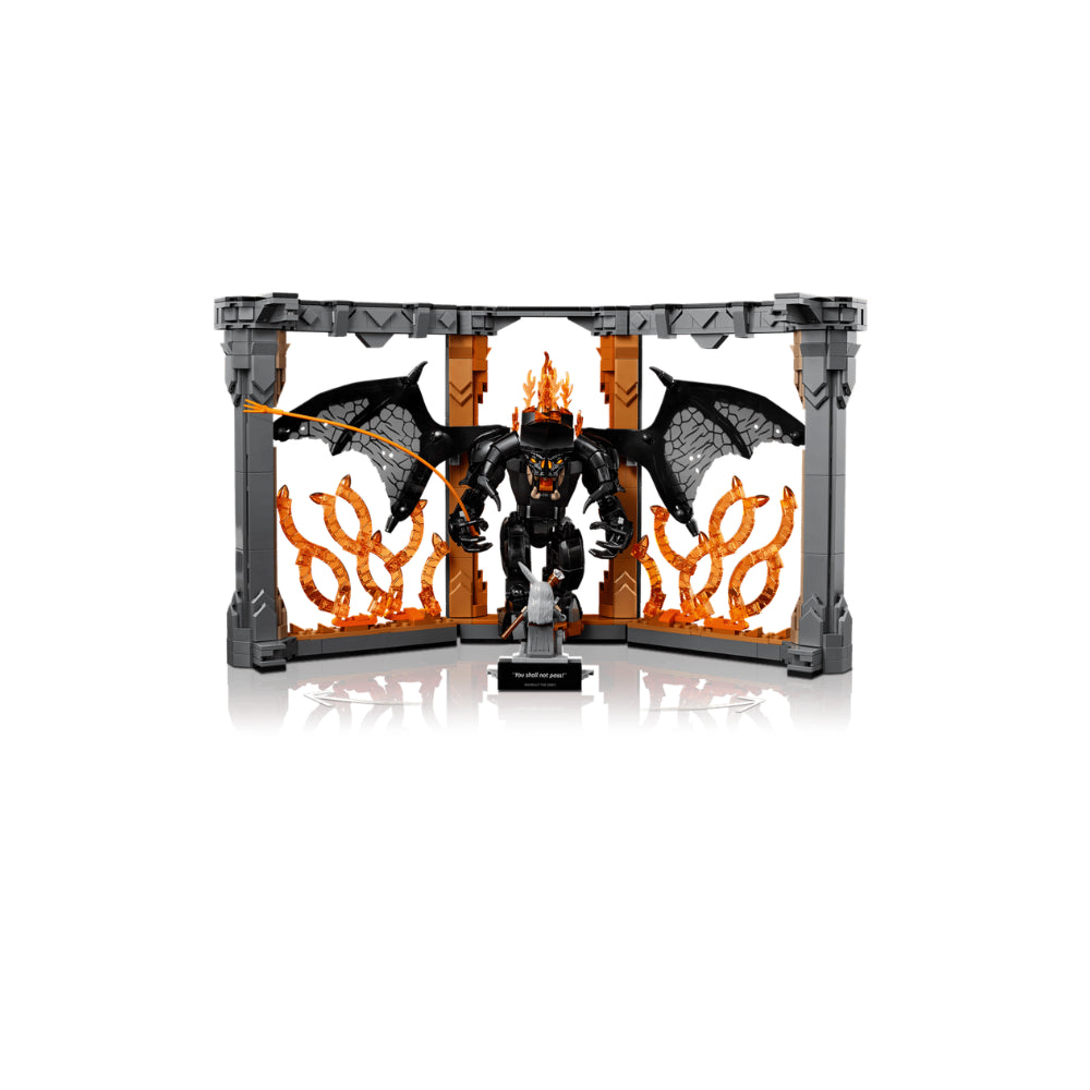 LEGO Icons The Lord of the Rings: Balrog Book Nook 1201 Pieces