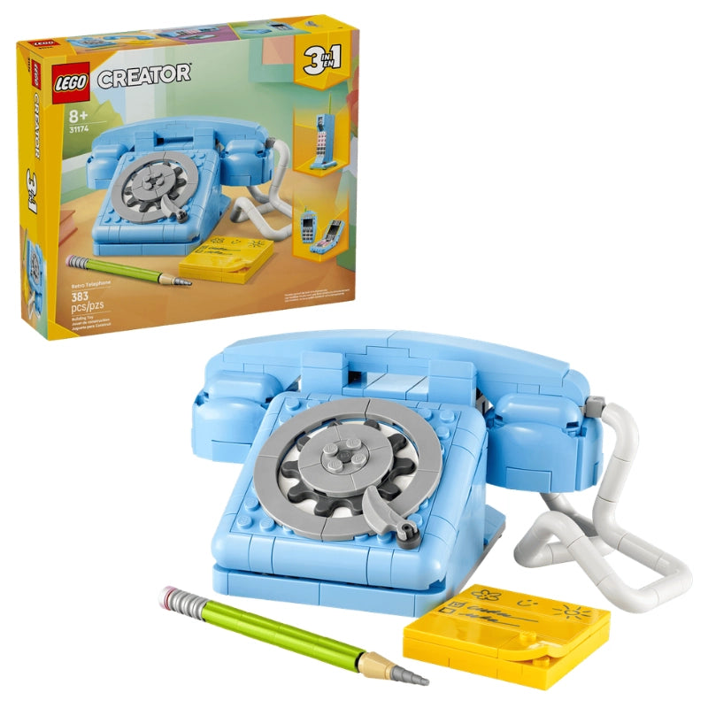 LEGO Retro Telephone Creator 3-in-1 383 piecs